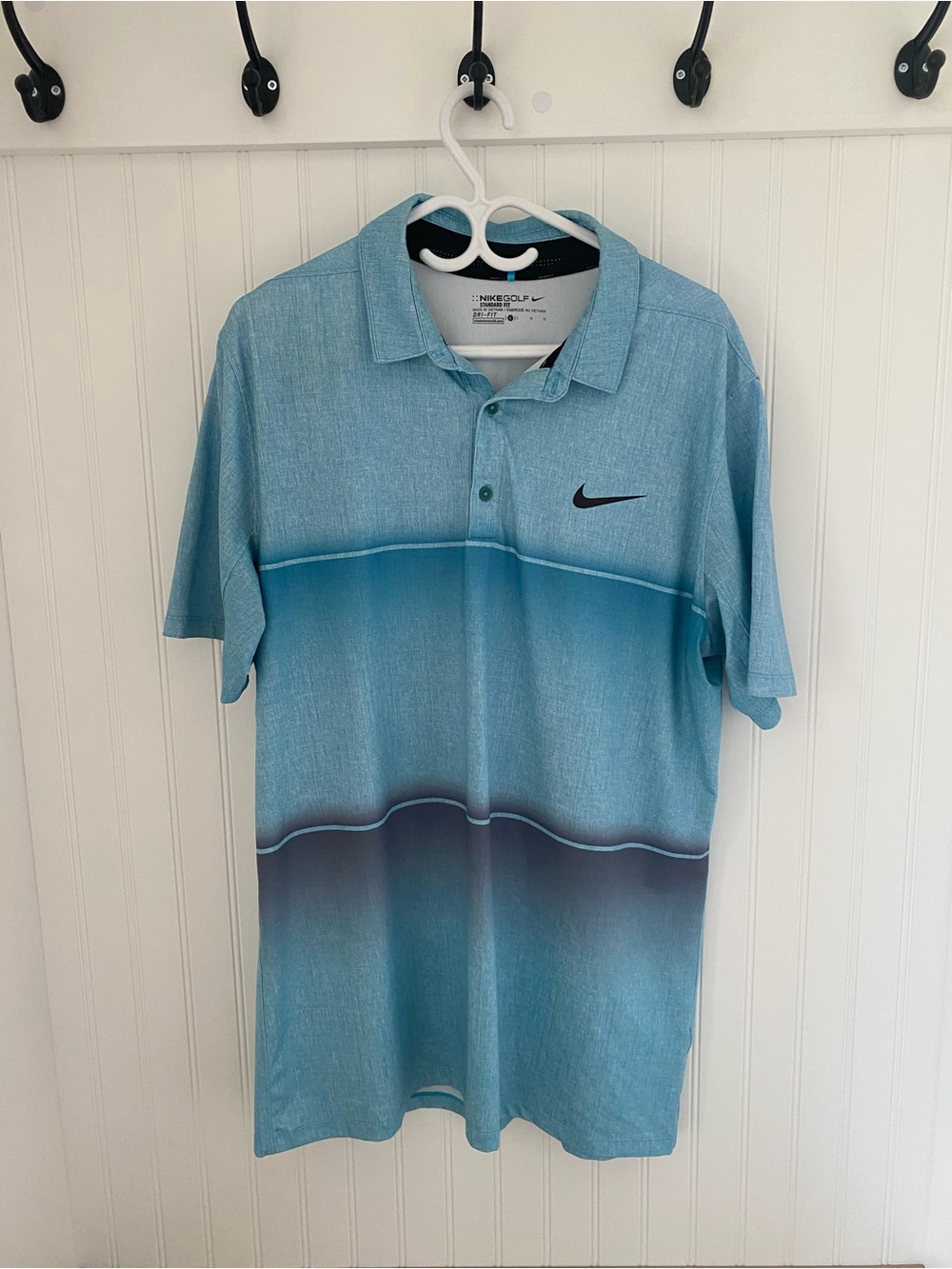 Nike Men’s Light Blue Ombre Polo Shirt